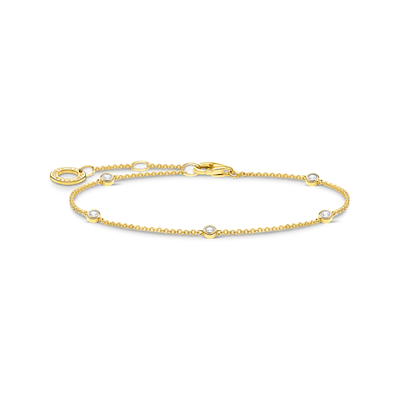 Thomas Sabo Armband Weiße Steine Goldfarben