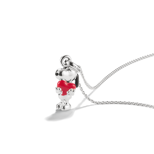 Thomas Sabo Kette Snoopy mit Herz Anhänger PEANUTS Silber
