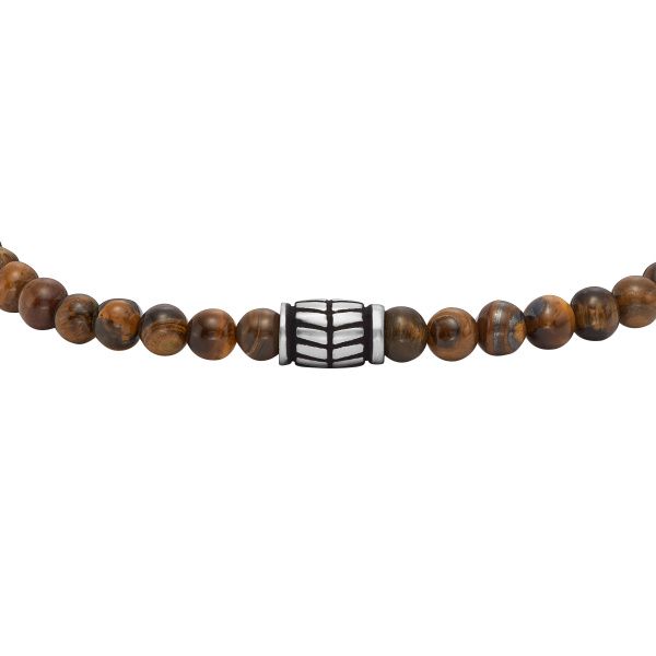 Fossil Armband Everett Beads Tigerauge