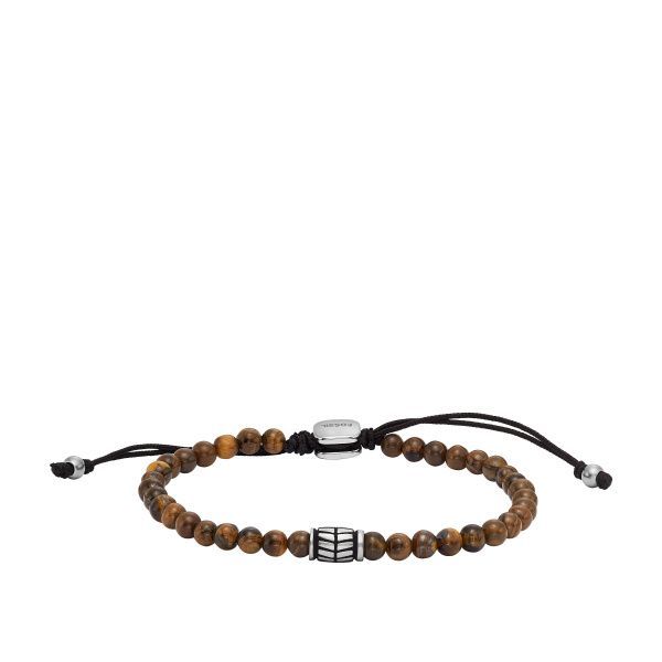 Fossil Armband Everett Beads Tigerauge
