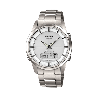 Casio Herren Uhr LCW-M170TD-7AER Funk Solar Grau