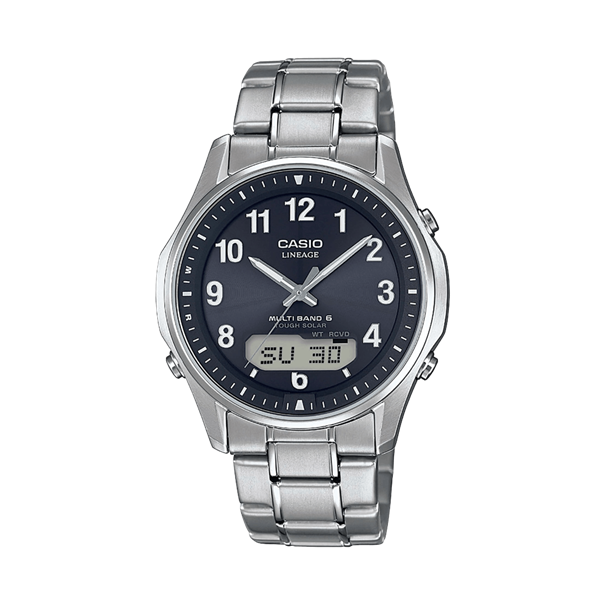 Casio Herren Uhr LCW-M100TSE-1A2ER Funk Solar Schwarz