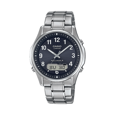 Casio Herren Uhr LCW-M100TSE-1A2ER Funk Solar Schwarz