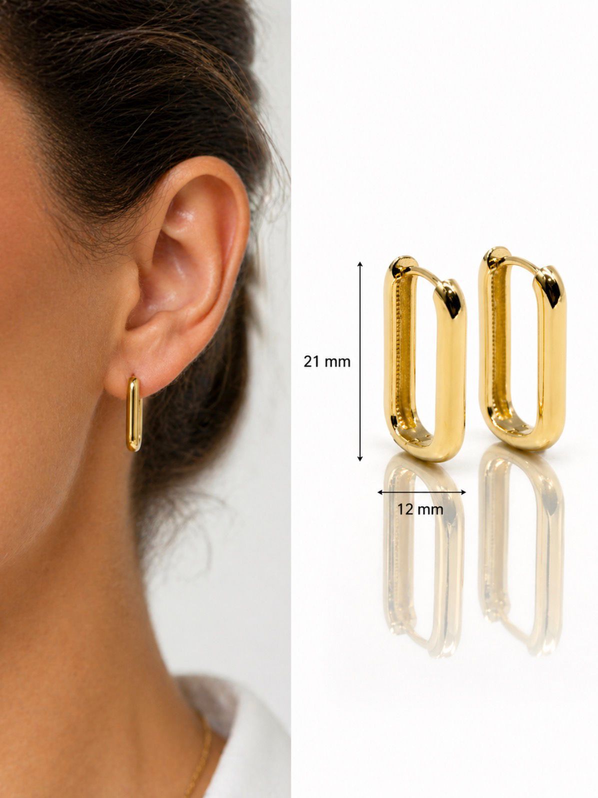 Creole Ohrschmuck Gold 585 /  14k Modern Women TONSCH.33.399A730
