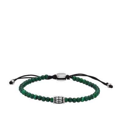 Fossil Armband Everett Beads rekonstruierter Malachit