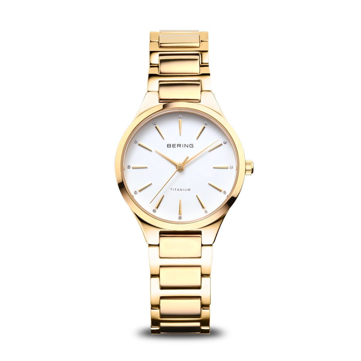Bering Damen Uhr Titanium | gold glänzend | 15630-734