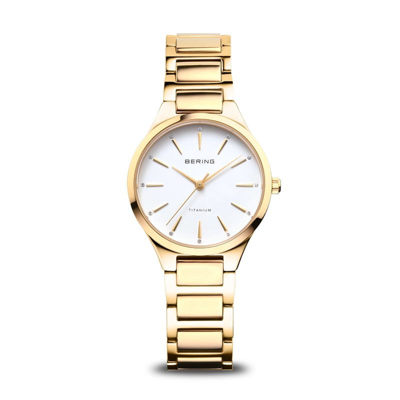 Bering Damen Uhr Titanium | gold glänzend | 15630-734 Bering Damen Uhr Titanium | gold glänzend | 15630-734