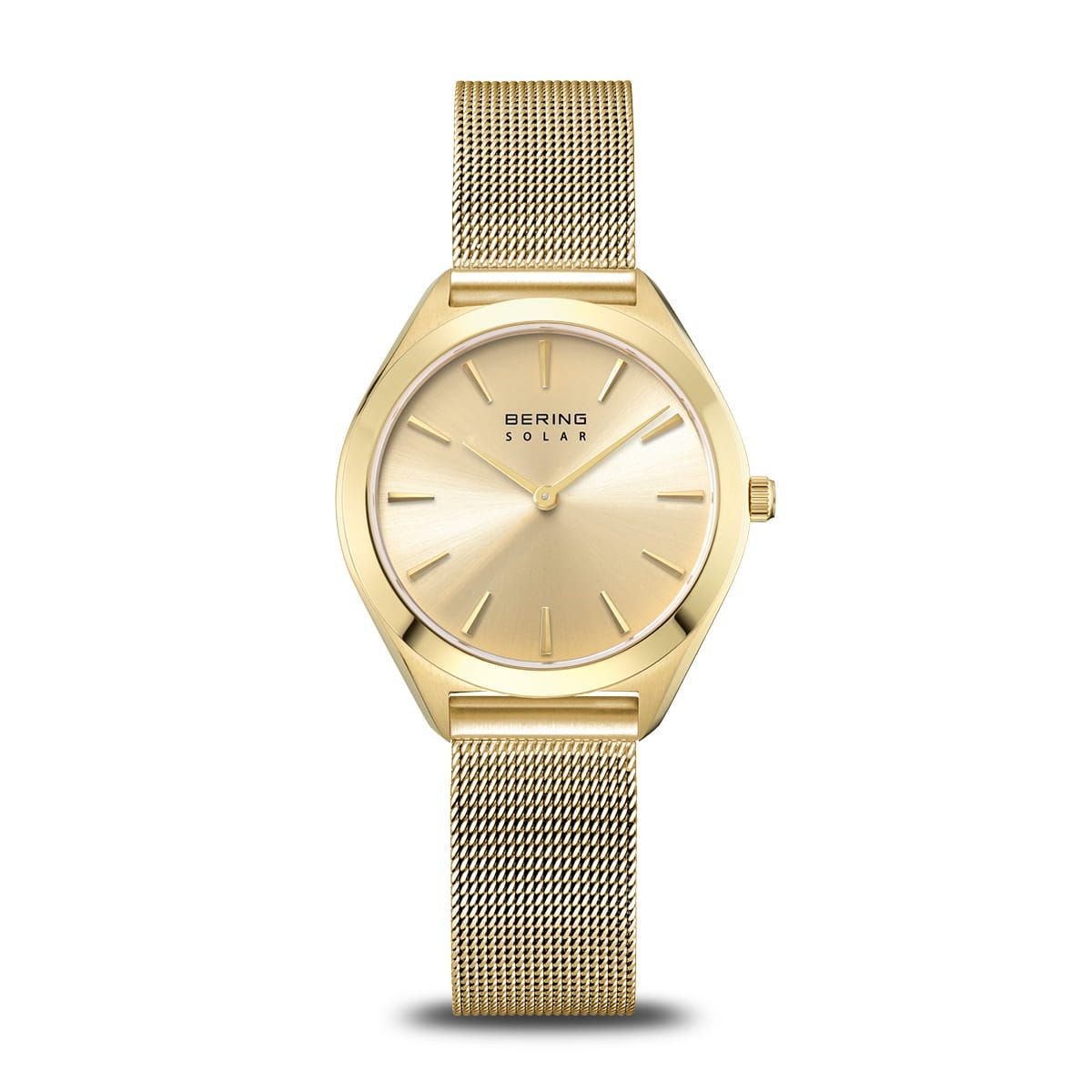 Bering Damen Uhr Solar | gold glänzend | 17331-333 Bering Damen Uhr Solar | gold glänzend | 17331-333