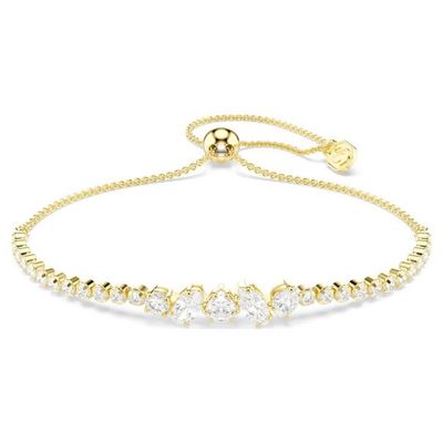 Swarovski Mesmera Armband Verschiedene Schliffe, Weiß, 18K goldbeschichtet Swarovski Mesmera Armband Verschiedene Schliffe, Weiß, 18K goldbeschichtet