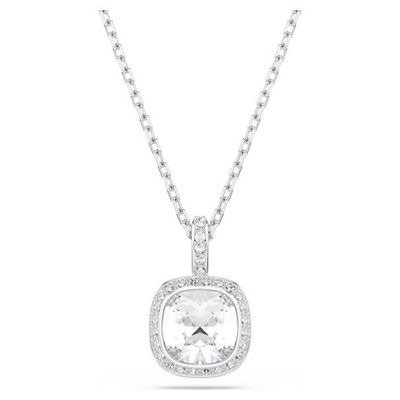 Swarovski Una Angelic Anhänger Kissenschliff, Weiß, Rhodiniert Swarovski Una Angelic Anhänger Kissenschliff, Weiß, Rhodiniert
