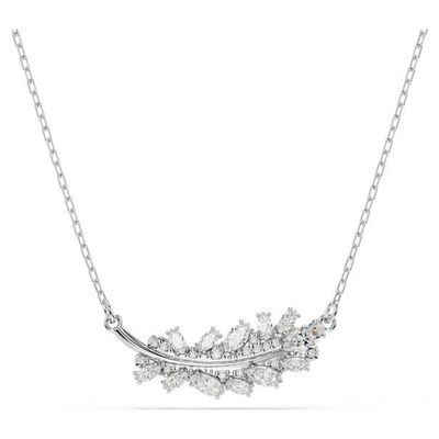 Swarovski Vienna Anhänger Verschiedene Schliffe, Feder, Weiß, Rhodiniert Swarovski Vienna Anhänger Verschiedene Schliffe, Feder, Weiß, Rhodiniert