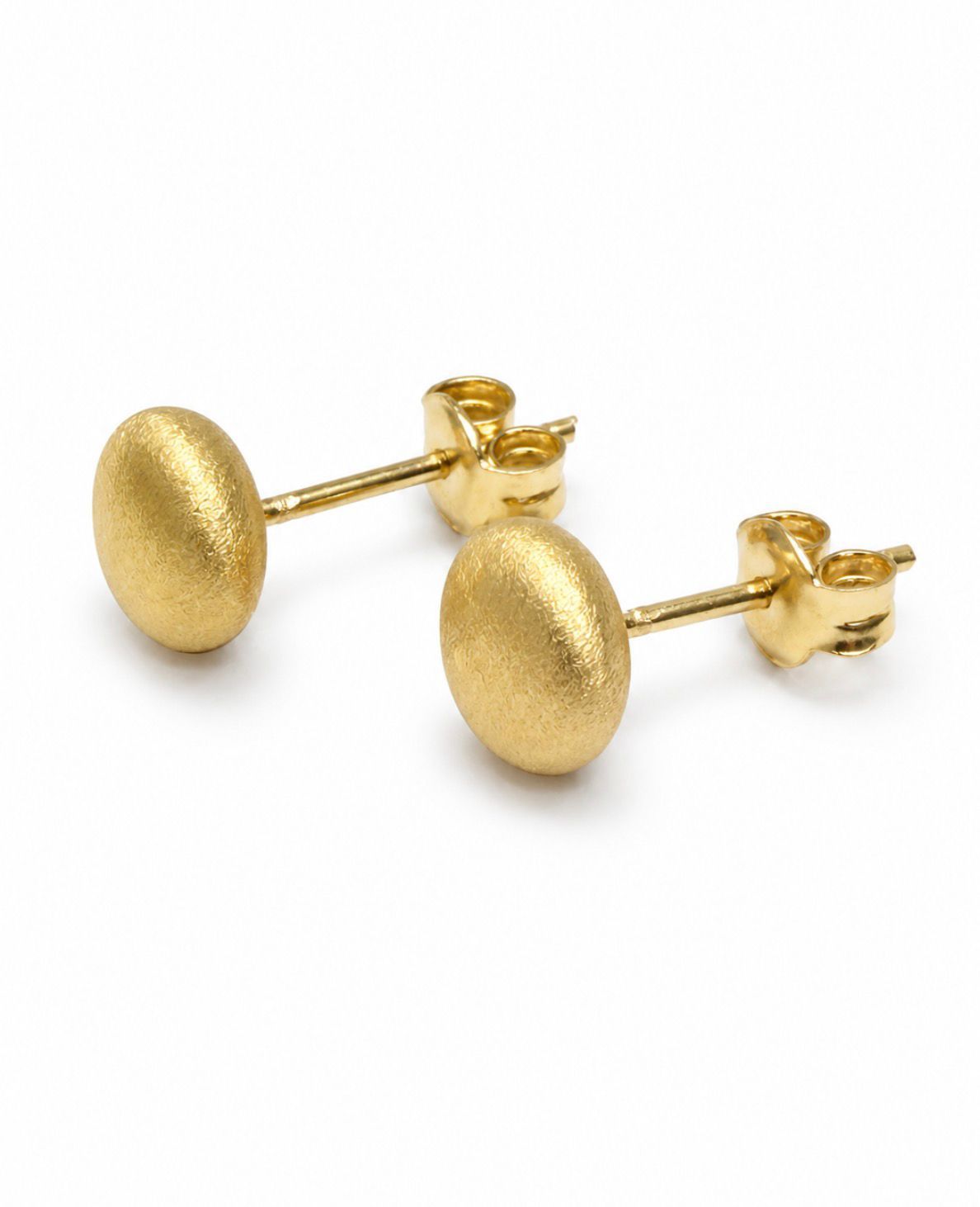 Ohrschmuck Ohrstecker Matt ohne Steine Schlicht Ohrschmuck Gold 585 /  14k Modern Women TONSC.33141A730