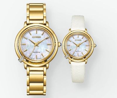 Citizen Damenuhr elegant 31mm EM1092-64D Solar Wechselarmband Gold CITIZEN L ARCLY-Kollektion Citizen Damenuhr elegant 31mm EM1092-64D Solar Wechselarmband Gold CITIZEN L ARCLY-Kollektion