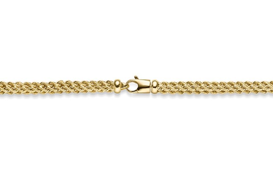 Kordel 5,0 mm GG 50 cm 585 Gold 21 g 171.01206.1.50 Kordel 5,0 mm GG 50 cm 585 Gold 21 g 171.01206.1.50