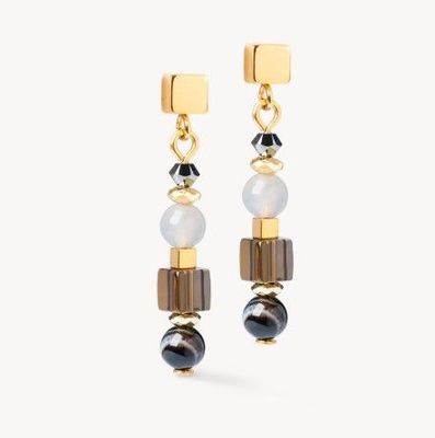 Coeur de Lion Ohrringe Ohrstecker Ohrringe Shape Mix Spikes Smoky Glow 4347/21-1112 Coeur de Lion Ohrringe Ohrstecker Ohrringe Shape Mix Spikes Smoky Glow 4347/21-1112