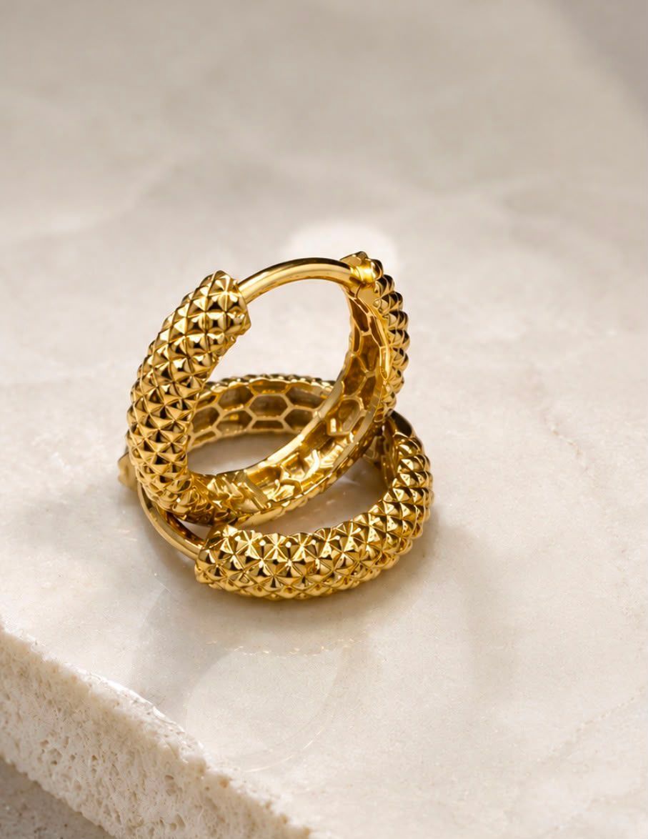 Creole Ohrschmuck 14,5 x 3,6mm   Gold 585 /  14k Modern Women TONSC.178A765