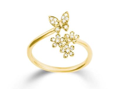 Timeless Select Kollektion · Ring · Gelbgold 750 · Brillanten 0,13 ct H/SI Timeless Select Kollektion · Ring · Gelbgold 750 · Brillanten 0,13 ct H/SI
