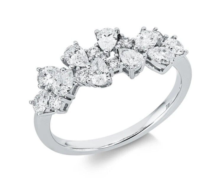 Timeless Modern Woman Diamantring 0,98 ct Ring - 1IZ13W854-2 18 karat Weissgold
