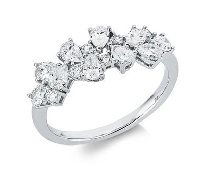 Timeless Modern Woman Diamantring 0,98 ct Ring - 1IZ13W854-2 18 karat Weissgold