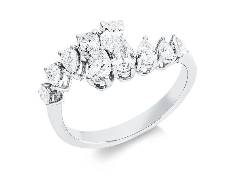 Timeless Modern Woman Diamantring 1,07ct Ring - 1KA53W854-2 18 karat Weissgold