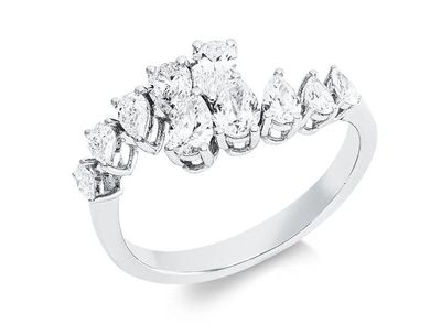 Timeless Modern Woman Diamantring 1,07ct Ring - 1KA53W854-2 18 karat Weissgold