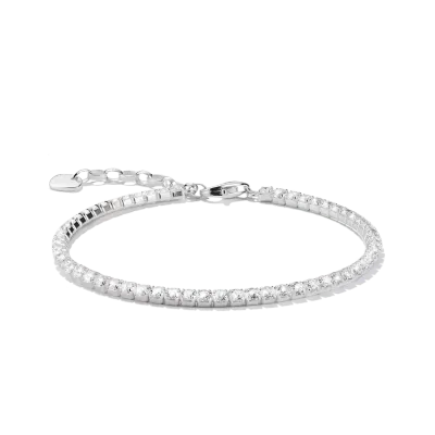 Thomas Sabo Armkette mit Steinen verstellbar Tennisarmband A2209-051-11-L-19V