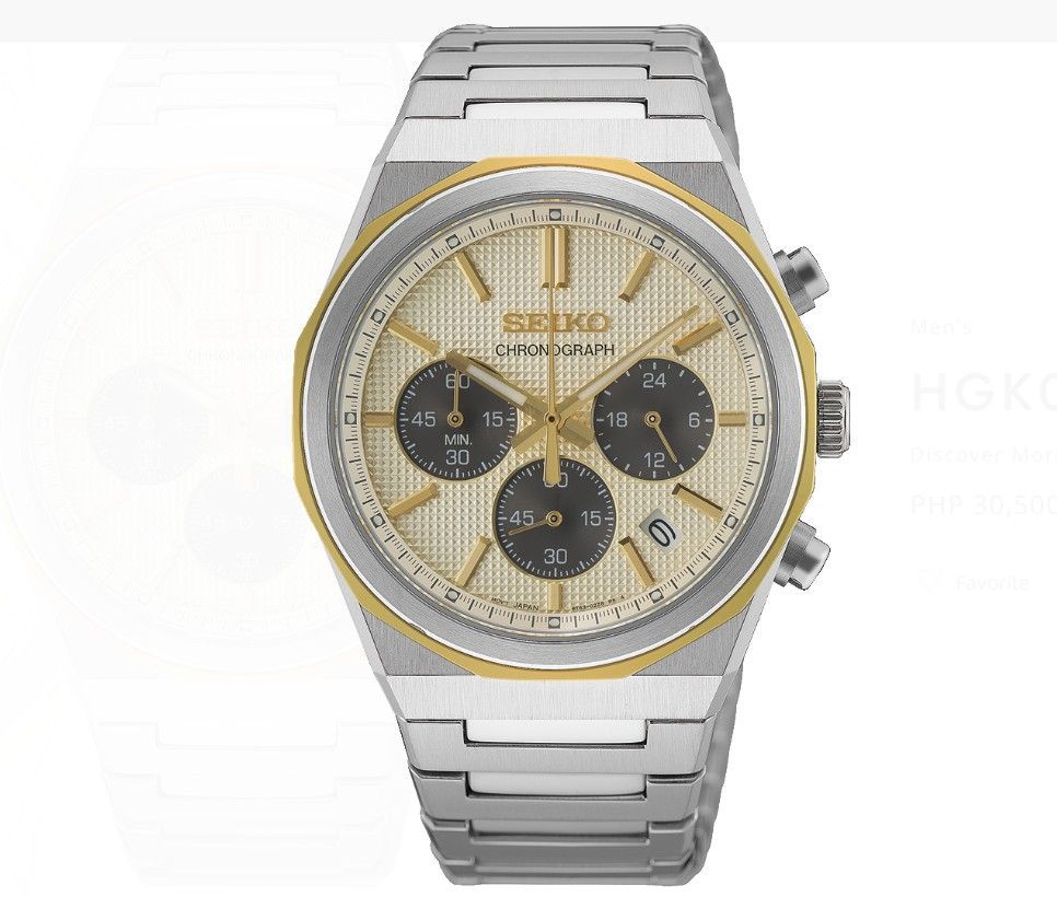 Herrenuhr Seiko HGK001 Discover More Chronograph Neu 2026