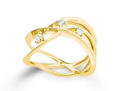 Diamantring Gelbgold mit Brillant 0,15 ct H/SI · Brill. Ringweite 53 Diamantring Gelbgold mit Brillant 0,15 ct H/SI · Brill. Ringweite 53