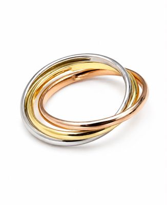 ​Tricolor Ring aus 585 Gold – Klassische Eleganz in drei Goldtönen TONSC.33.357B730