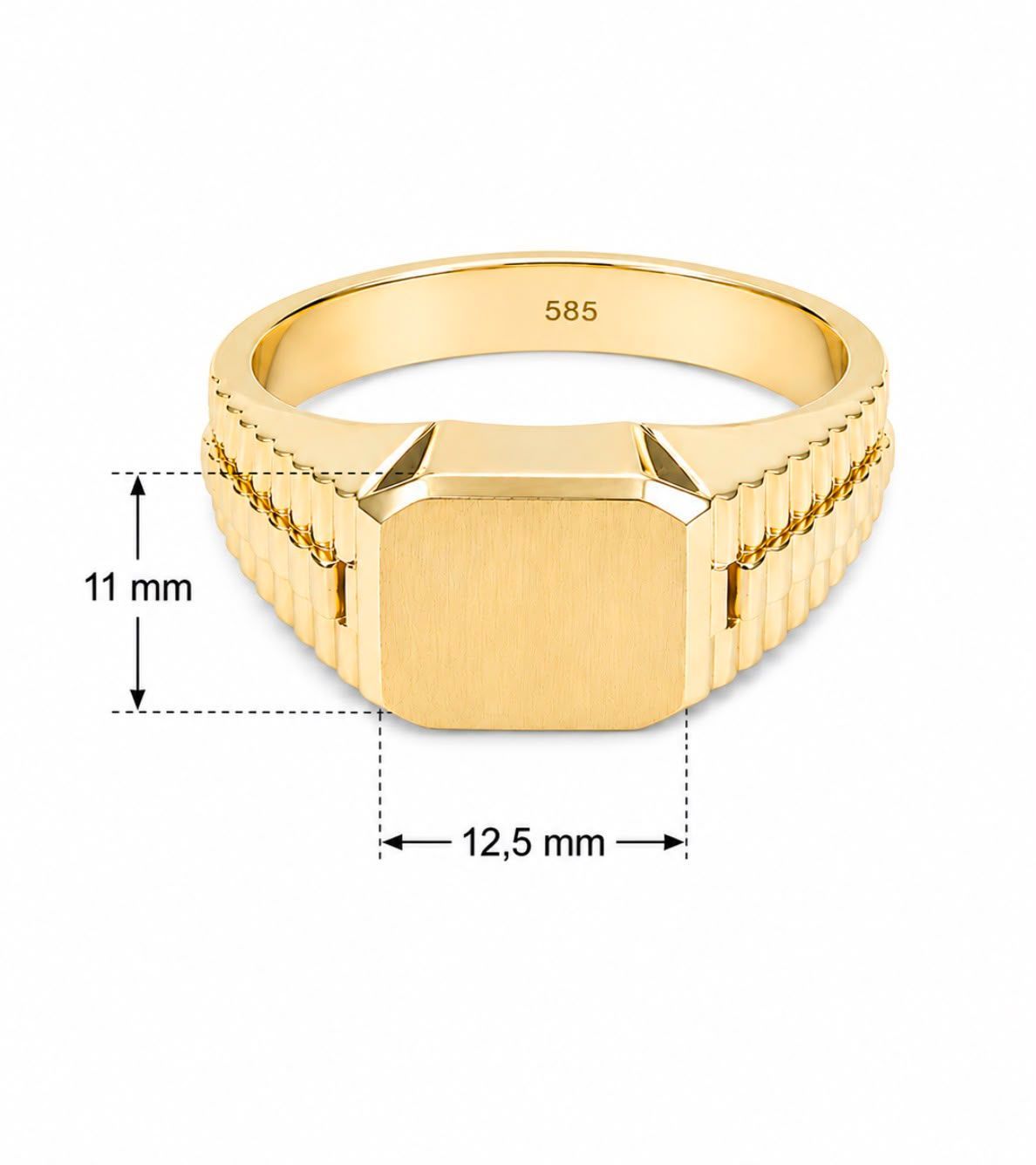 Herrenring  Siegelring 585 Gold Ringweite 62 TONSC.33.930B730
