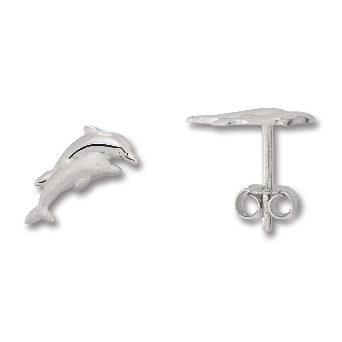 Ohrstecker Echtsilber rhodiniert Silber Delphin OS90067.14 Ohrstecker Echtsilber rhodiniert Silber Delphin OS90067.14