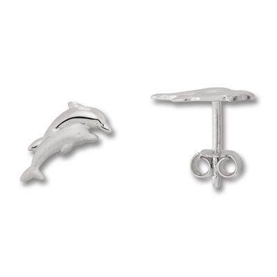 Ohrstecker Echtsilber rhodiniert Silber Delphin OS90067.14 Ohrstecker Echtsilber rhodiniert Silber Delphin OS90067.14