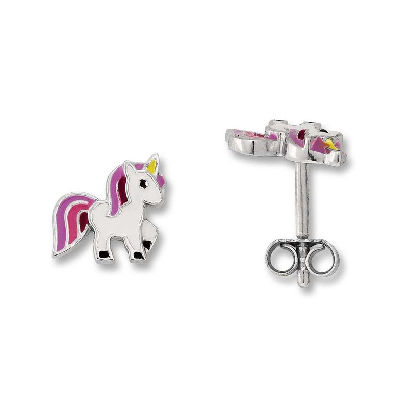 Ohrstecker Echtsilber rhodiniert Silber Einhorn OS90069.14 Ohrstecker Echtsilber rhodiniert Silber Einhorn OS90069.14