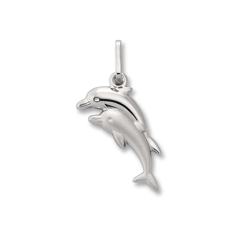 Anhänger Delphin Echtsilber rhodniert 925 Silber Kinderschmuck AH90067.14 Anhänger Delphin Echtsilber rhodniert 925 Silber Kinderschmuck AH90067.14