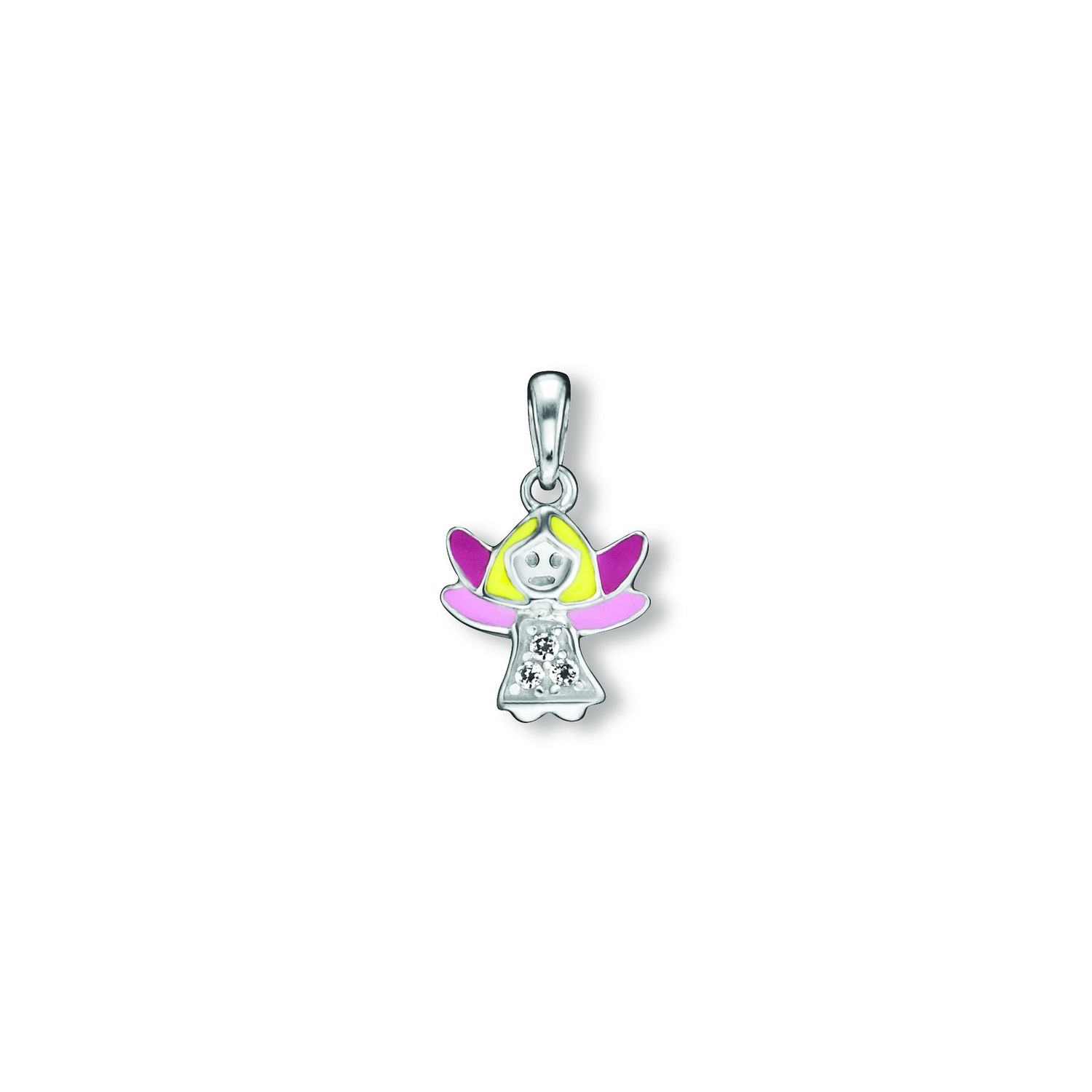 Anhänger Engel Echtsilber rhodniert 925 Silber Kinderschmuck AHZ90007.14 Anhänger Engel Echtsilber rhodniert 925 Silber Kinderschmuck AHZ90007.14
