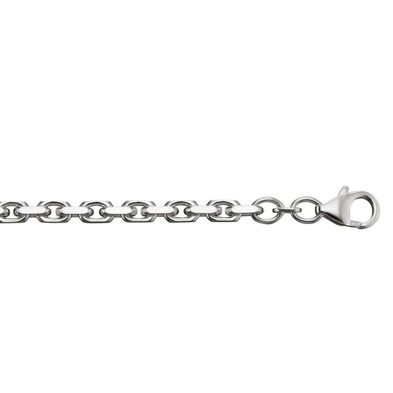 Ankerkette Massiv Echtsilber 925 Sterlingsilber 3,8mm Stark 21cm 50cm 55cm 60cm