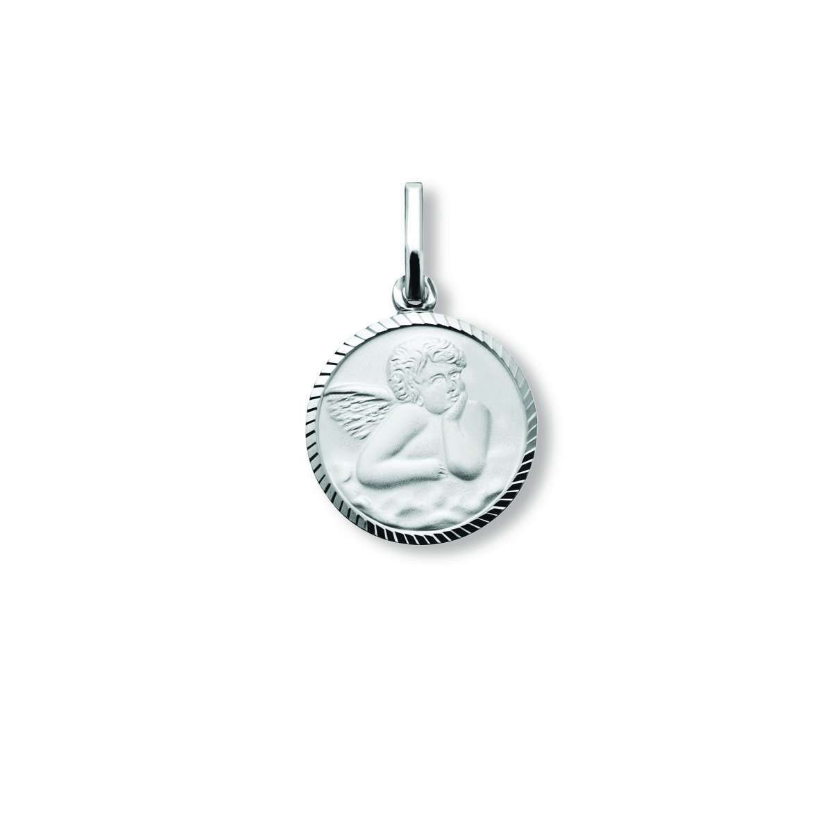 Anhänger Engel 12mm Echtsilber rhodniert 925 Silber Kinderschmuck AH00007.14 Anhänger Engel 12mm Echtsilber rhodniert 925 Silber Kinderschmuck AH00007.14