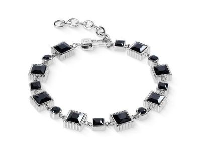 Coeur de Lion Armband - Geometry Schwarze Steine Armband Armkette 0919301713 Coeur de Lion Armband - Geometry Schwarze Steine Armband Armkette 0919301713