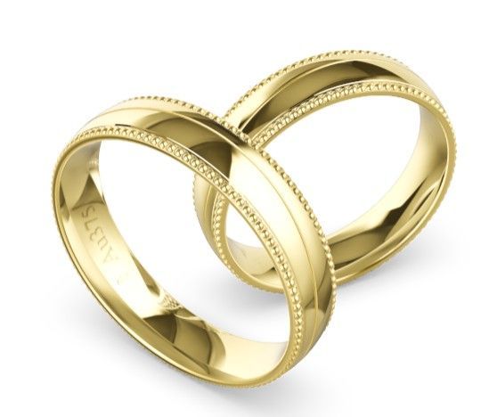 Klassische Trauringe Wellenfuge Gelbgold in 375 Gold Herrenring Damenring Ringpaar Klassische Trauringe Wellenfuge Gelbgold in 375 Gold Herrenring Damenring Ringpaar