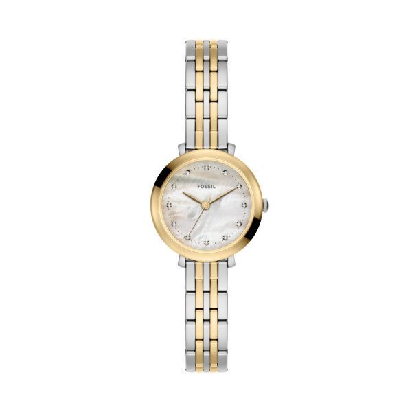 Fossil Damen Uhr Heidi 26 mm 3-Zeiger-Werk Edelstahl Bicolor Fossil Damen Uhr Heidi 26 mm 3-Zeiger-Werk Edelstahl Bicolor