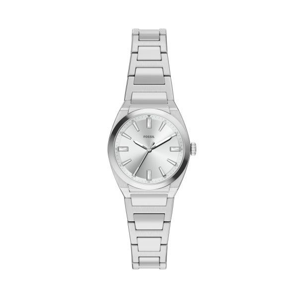 Fossil Damen Uhr Everett 27 mm 3-Zeiger-Werk Edelstahl Fossil Damen Uhr Everett 27 mm 3-Zeiger-Werk Edelstahl