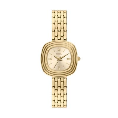 Fossil Damen Uhr Emerson 30 mm 3-Zeiger-Werk Edelstahl goldfarben Fossil Damen Uhr Emerson 30 mm 3-Zeiger-Werk Edelstahl goldfarben