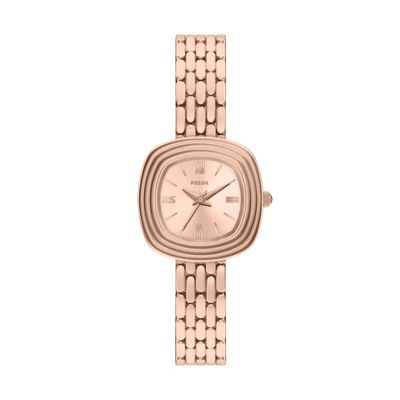 Fossil Damen Uhr Emerson 30 mm 3-Zeiger-Werk Edelstahl roségoldfarben Fossil Damen Uhr Emerson 30 mm 3-Zeiger-Werk Edelstahl roségoldfarben
