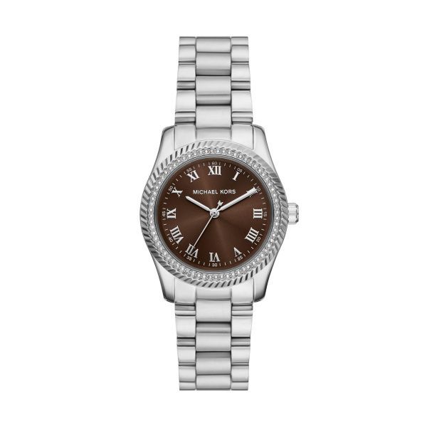 Michael Kors Damen Uhr Lexington 2.0 Edelstahl mit braunem Ziffernblatt Michael Kors Damen Uhr Lexington 2.0 Edelstahl mit braunem Ziffernblatt