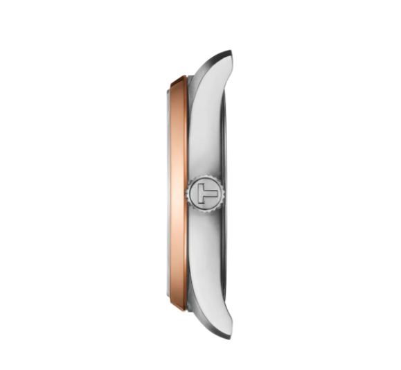 Tissot PR 100 34mm Damenuhr Rosegold Silber Stahlband  T1502102111100