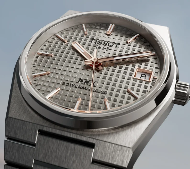 Tissot  PRX Automatik Herrenuhr PRX Titan 38mm Powermatic 80 T1378074406100