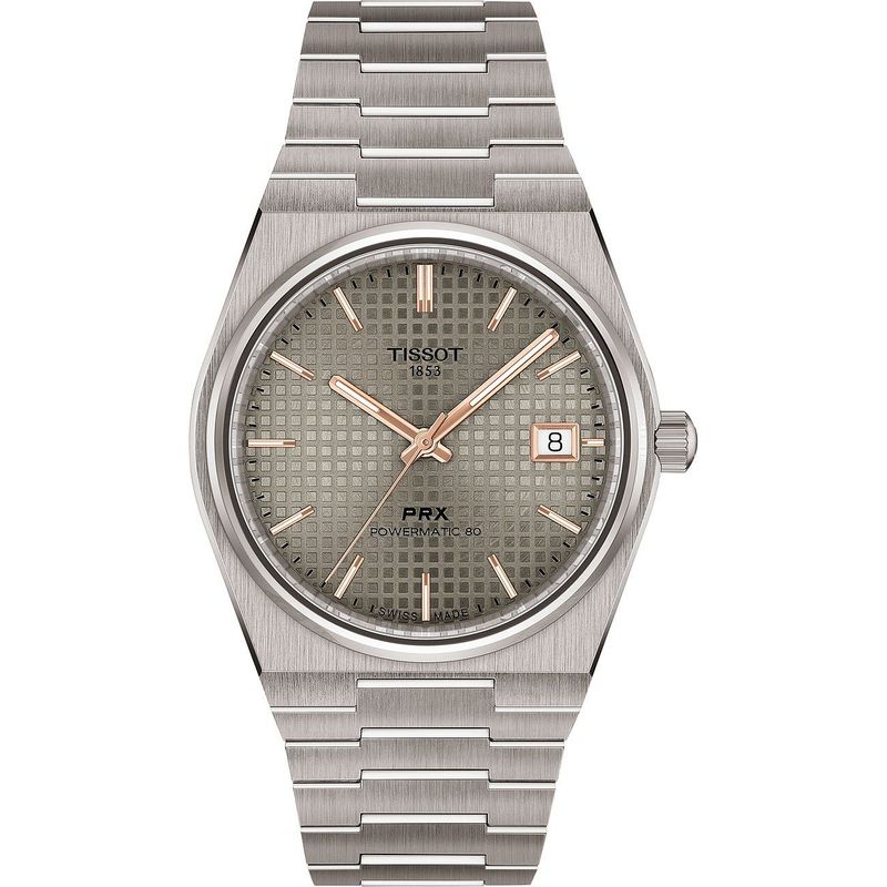 Tissot PRX Automatik Herrenuhr PRX Titan 38mm Powermatic 80 T1378074406100 Tissot PRX Automatik Herrenuhr PRX Titan 38mm Powermatic 80 T1378074406100
