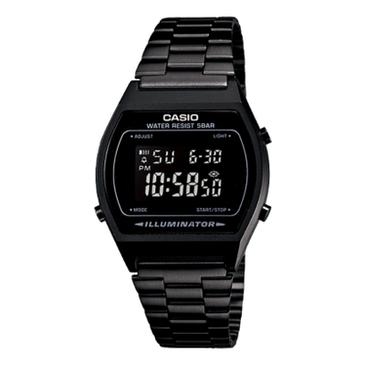 Casio Herrenuhr Digital Vintage B640WB-1BEF Schwarz Edelstahl Resin Casio Herrenuhr Digital Vintage B640WB-1BEF Schwarz Edelstahl Resin