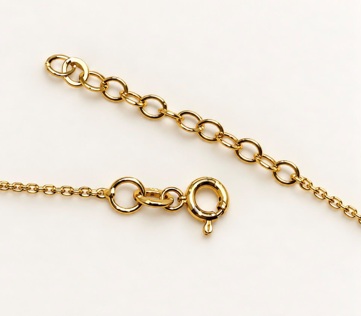 Goldkette Engel mit Herz und Steine Zirkonia Echt-Gold 585 14 karat TONSC0224A730