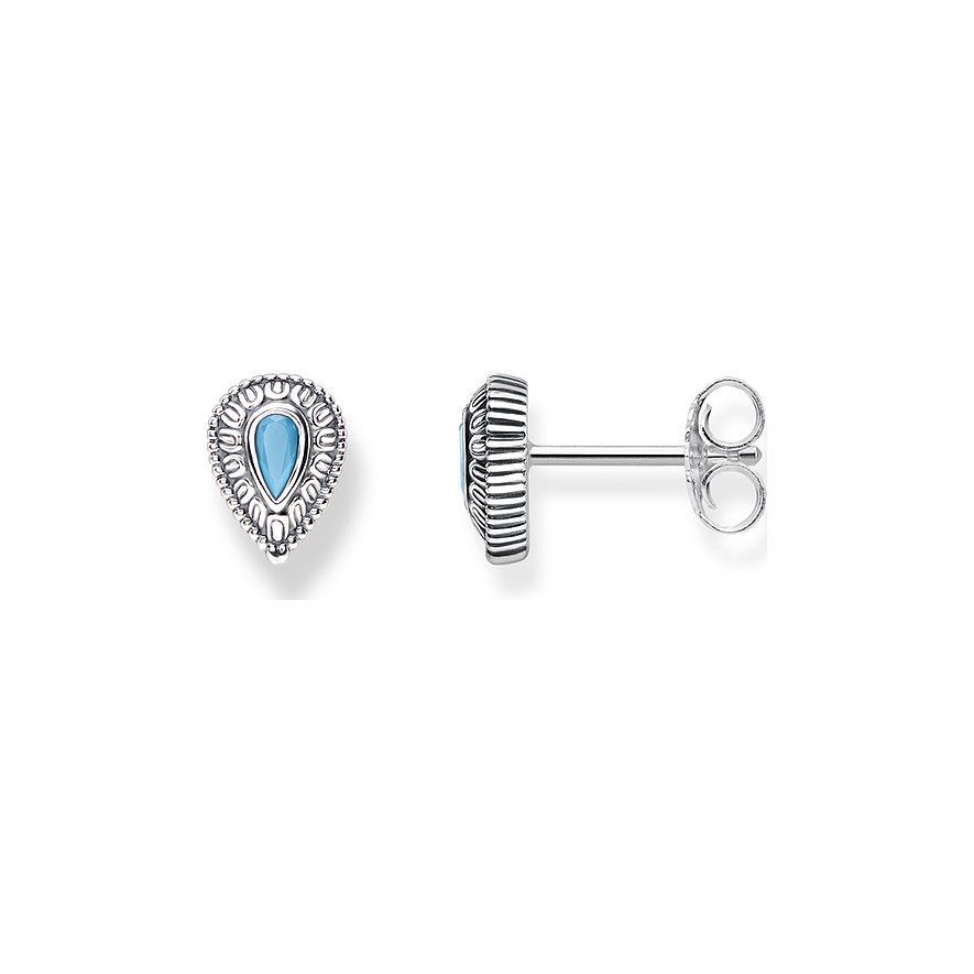 Thomas Sabo Ohrstecker Tropfenform Türkis Silberfarben Thomas Sabo Ohrstecker Tropfenform Türkis Silberfarben